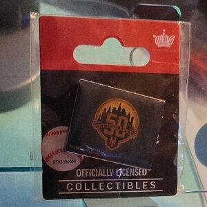 Aminco Black and Gold 50th Anniversary Pin